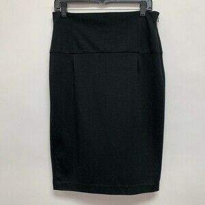 Kenneth Cole Reaction Women's Skirt Size 8 Black Pencil Straight